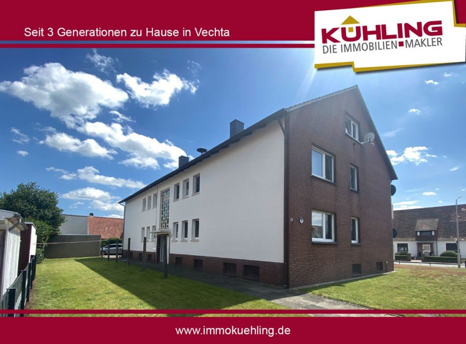 Seitliche Ansicht Mehrfamilienhaus Diepholz